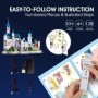 Cubic Fun - Puzzle 3D Led Castelul Neuschwanstein 128 Piese Cubic Fun - 5